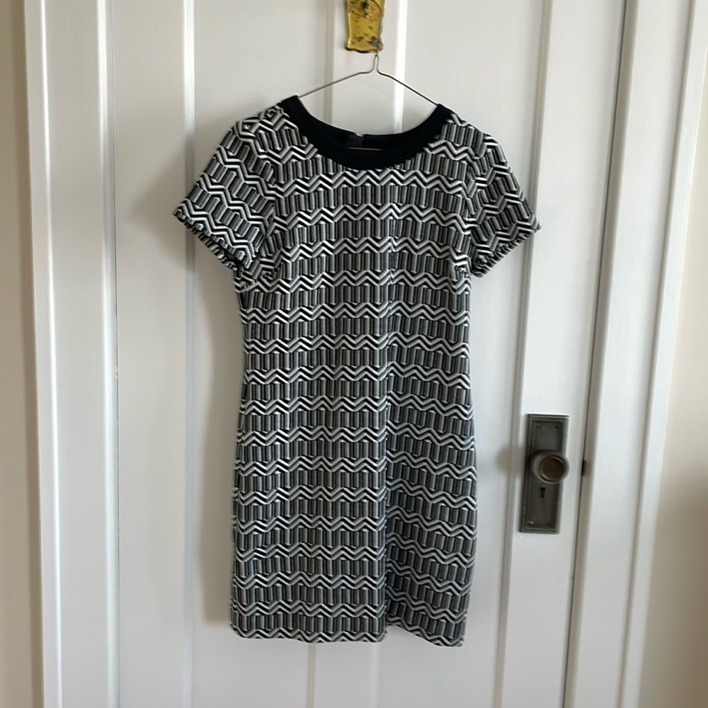 Black and white Banana Republic dress.  Size 4P